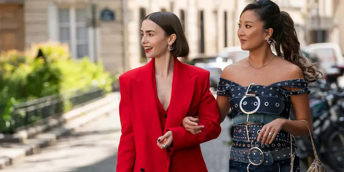 Lily Collins as Emily Cooper in Emily in Paris Season 5