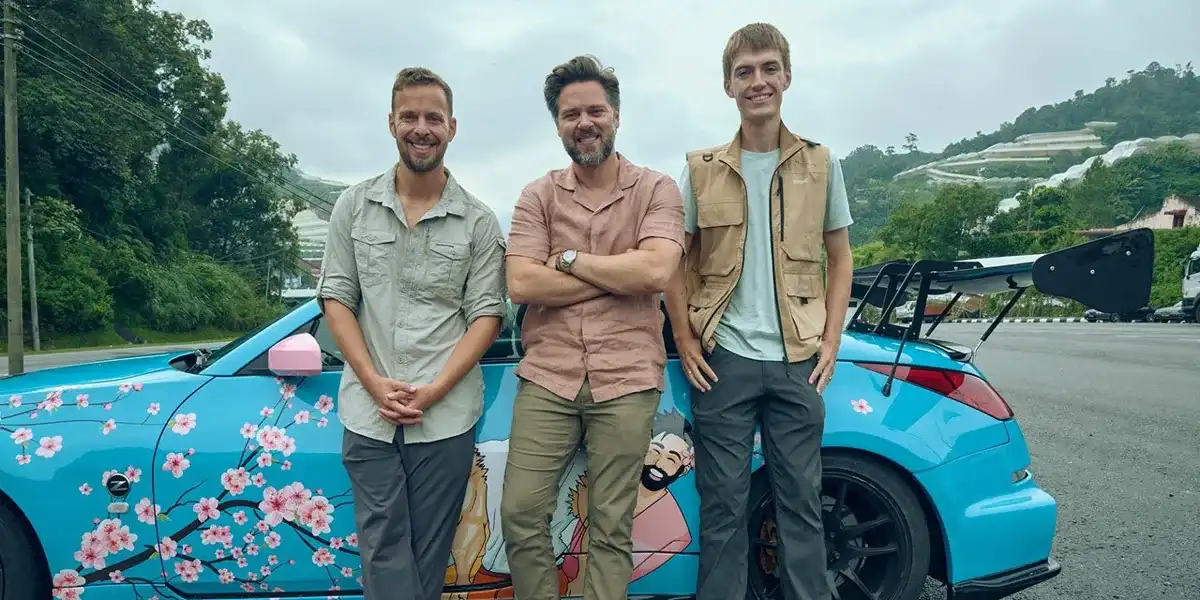 The Grand Tour Season 7 scene banner for soundtrack guide