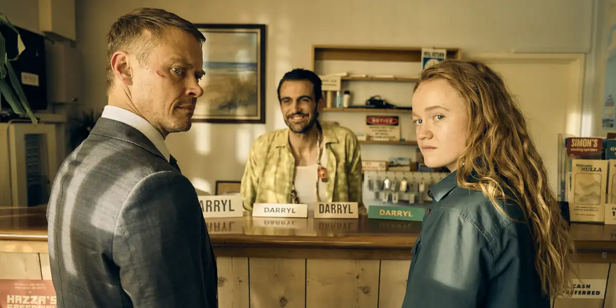 Michael Dorman and Liv Hewson in Treasure & Dirt Season 1