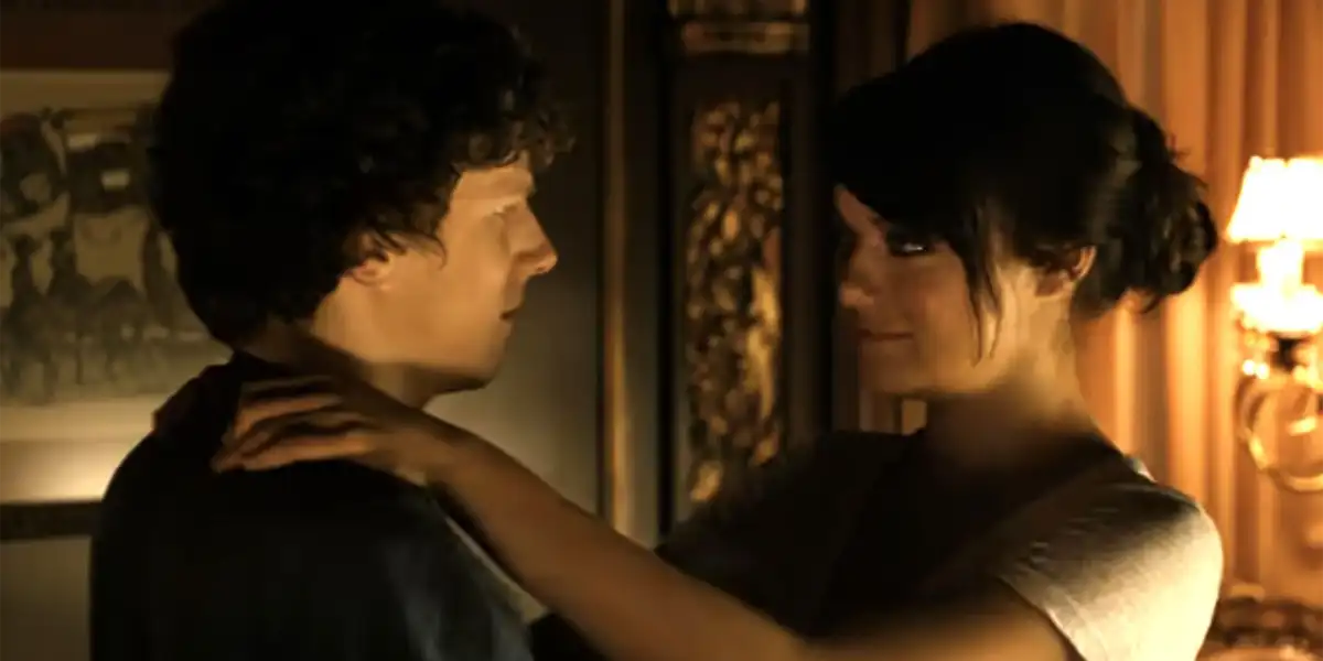 Emma Stone and Jesse Eisenberg in Zombieland